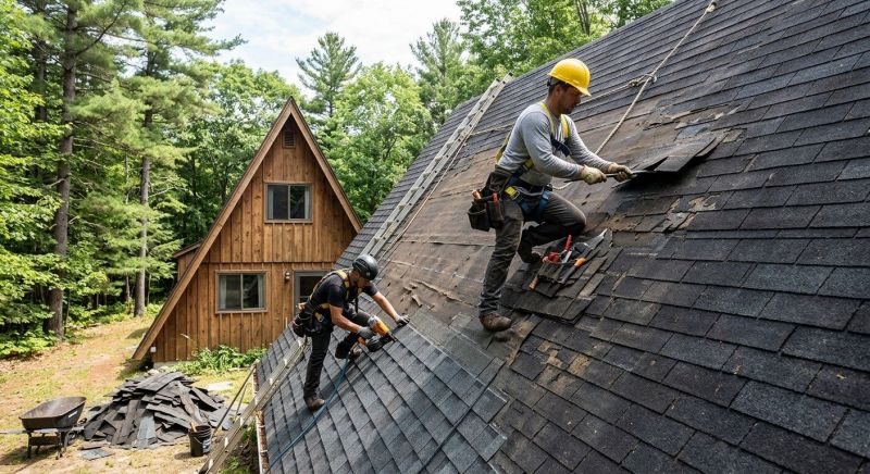 A Frame Roof Repair in Gambrills, MD