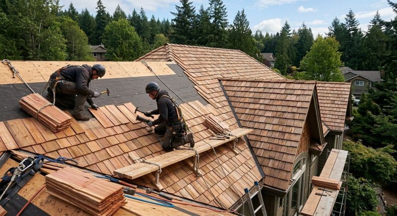 Cedar Roof Installation in Dunkirk, MD