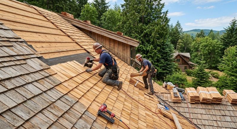 Cedar Roof Installation in Gwynn Oak, MD