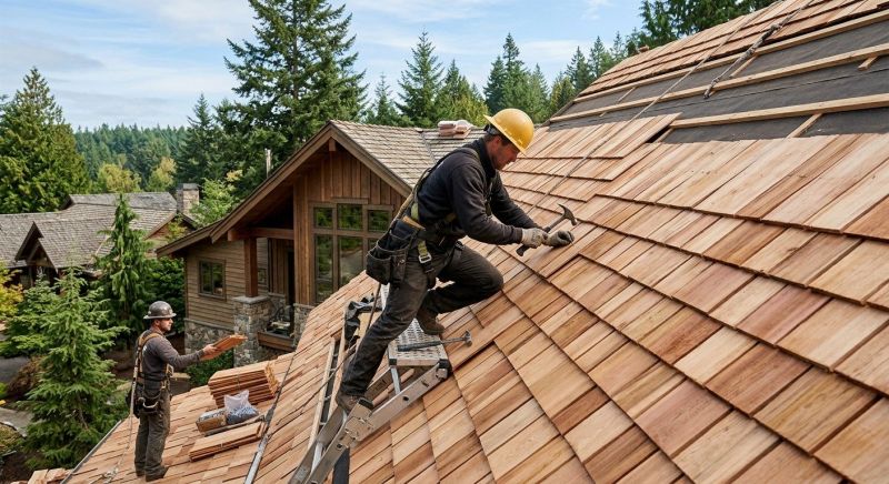 Cedar Roof Installation in Gambrills, MD