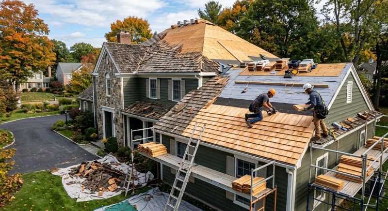 Cedar Roof Replacement in Jessup, MD
