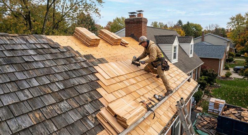 Cedar Roof Replacement in Odenton, MD