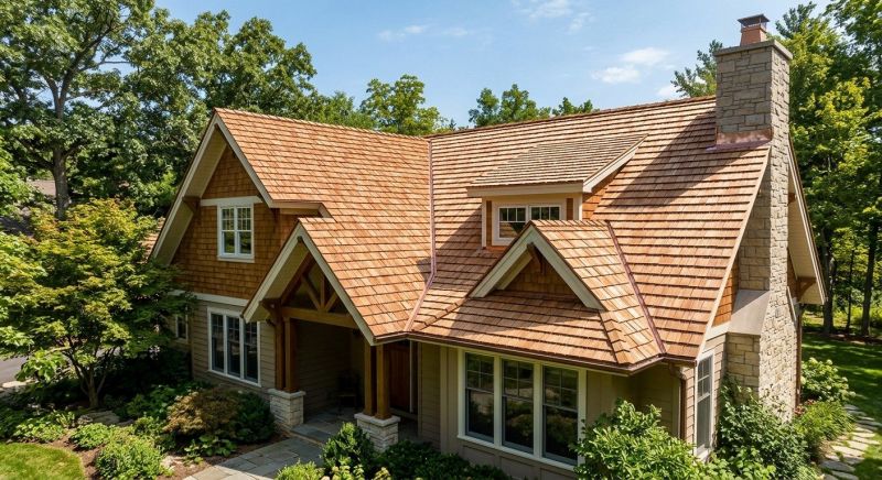 Cedar Shake Roof Construction in Deale, MD