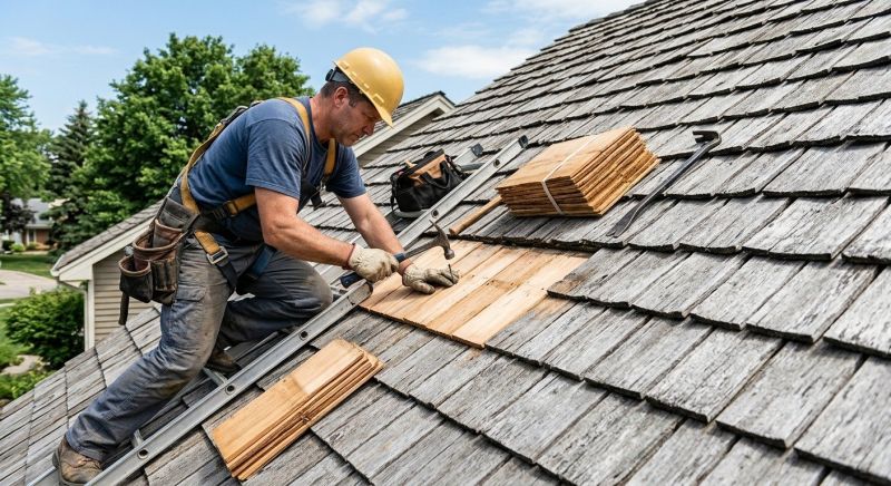 Cedar Shake Roof Repair in Kensington, MD