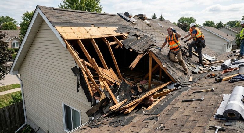 Collapsing Roof Repair in Gambrills, MD
