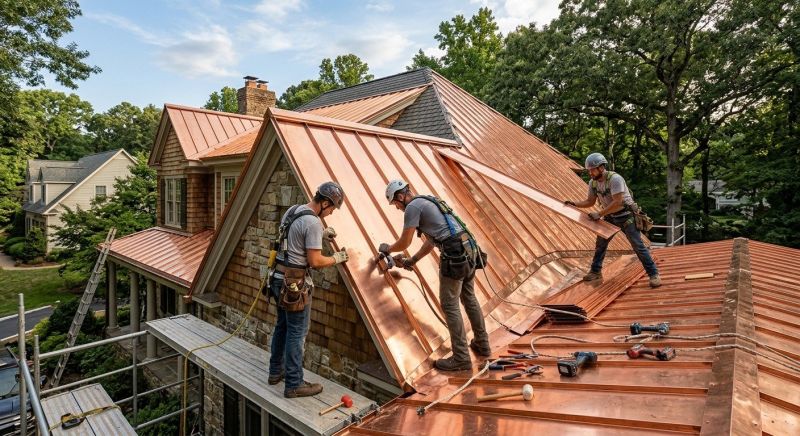 Copper Roof Installation in Gambrills, MD