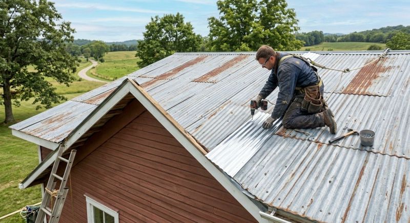 Corrugated Roof Repair in Anne Arundel County, MD