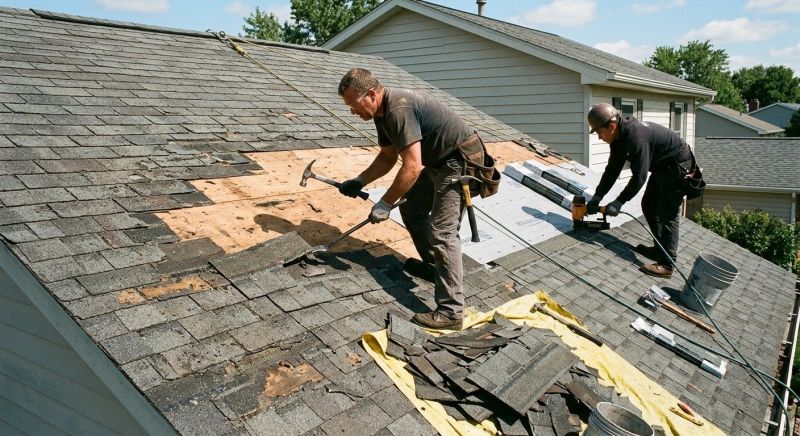 Damaged Roof Repair in Crownsville, MD