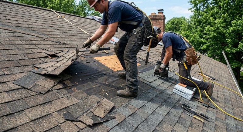 Damaged Roof Repair in Elkridge, MD