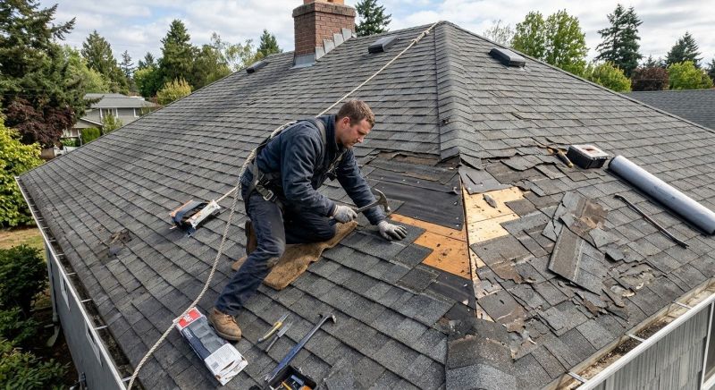 Damaged Roof Repair in Gambrills, MD