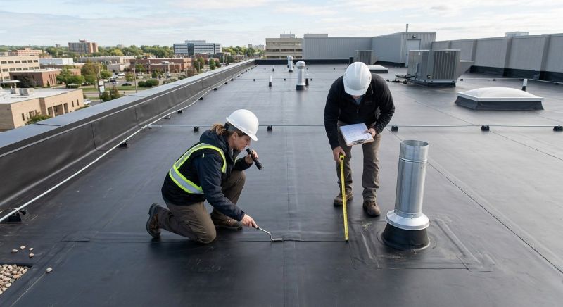 Flat Roof Inspection in Gambrills, MD