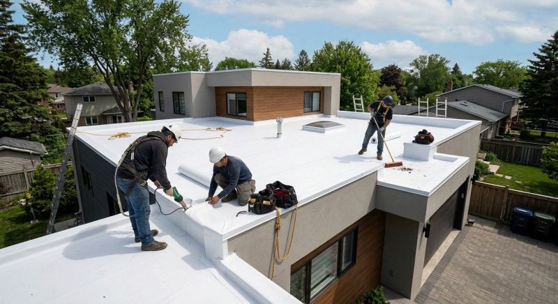 Flat Roof Installation in Beltsville, MD