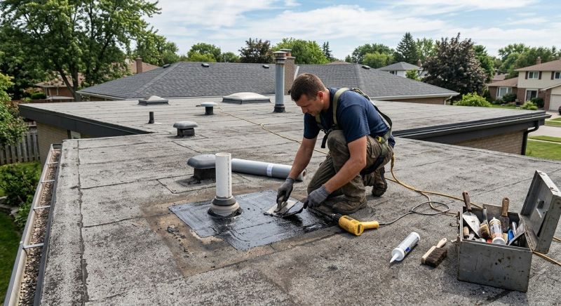 Flat Roof Repair in Laurel, MD