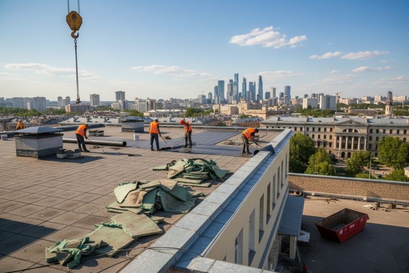 Flat Roof Replacement in Howard County, MD