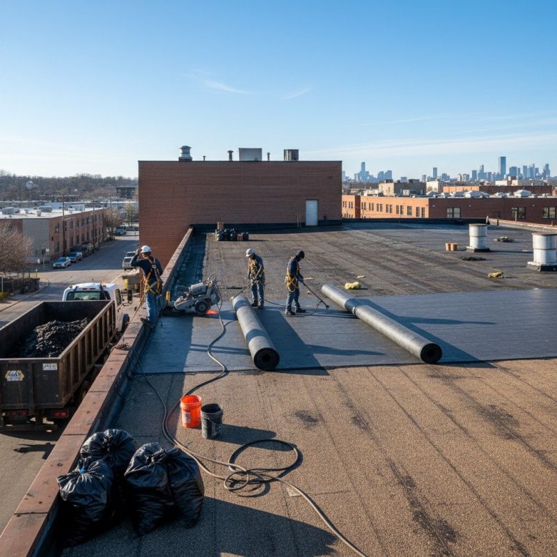 Flat Roof Replacement in Odenton, MD