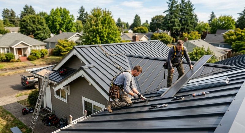 Metal Roof Repair in Howard County, MD