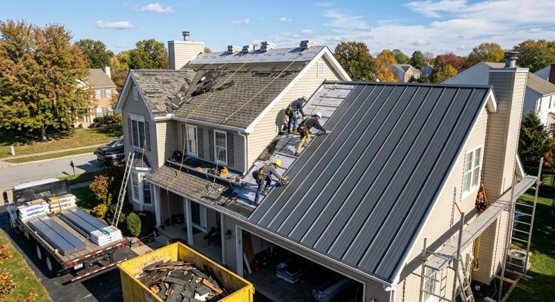 Metal Roof Replacement in Highland, MD