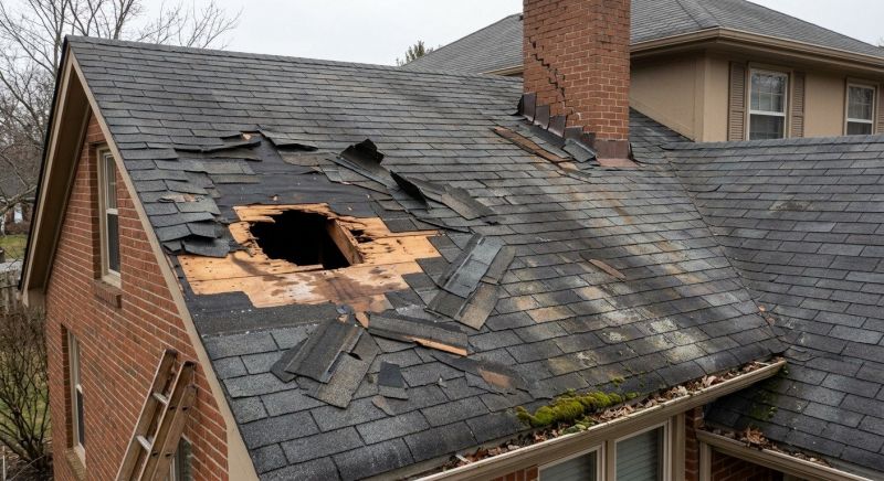 Roof Damage Restoration in Odenton, MD