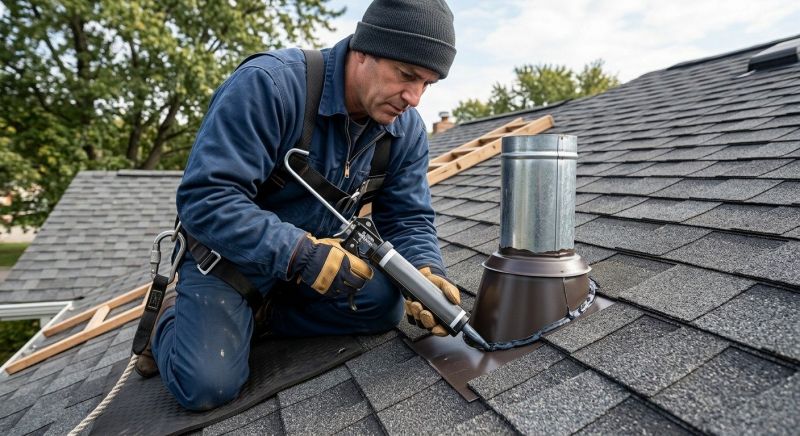 Roof Vent Flashing Repair in Gambrills, MD
