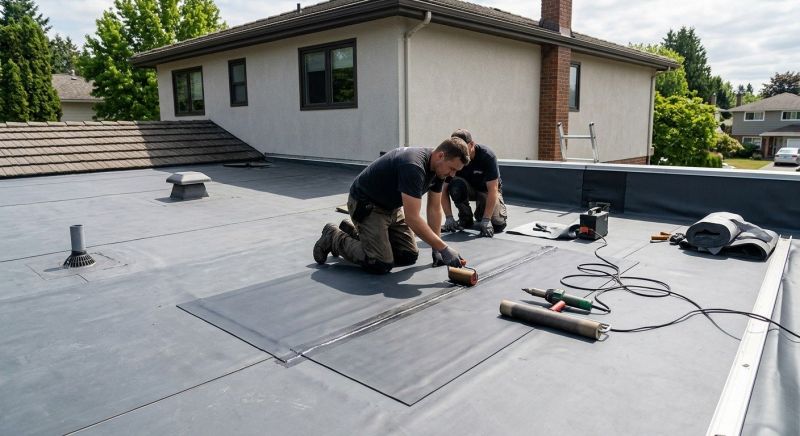 Rubber Roof Repair in Dundalk, MD
