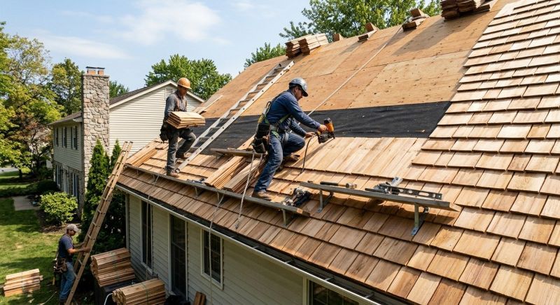 Shake Roof Replacement in Chester, MD
