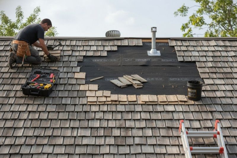 Shake Shingle Repair in Howard County, MD