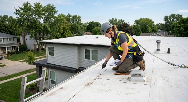 Single Ply Roof Inspection in Gambrills, MD