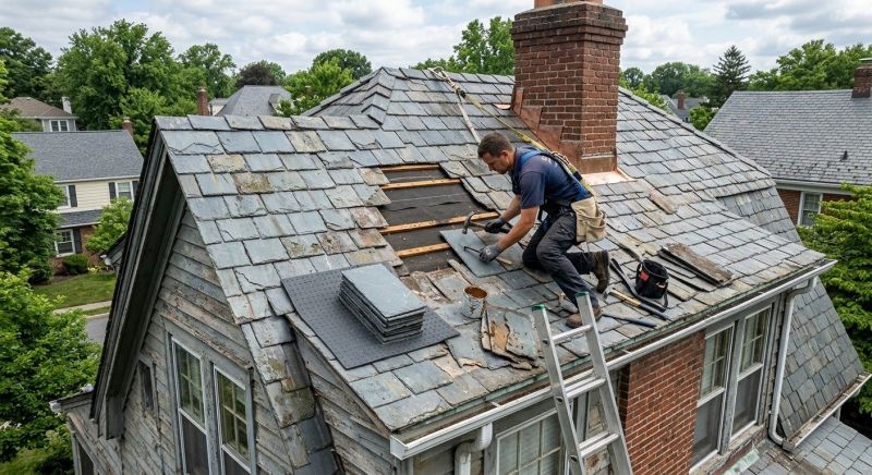 Slate Shingles Repair in Deale, MD