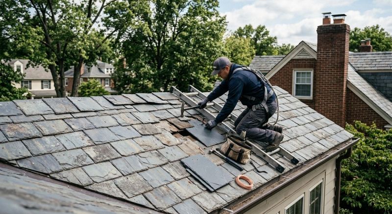 Slate Shingles Repair in Severna Park, MD