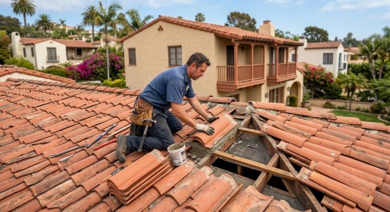 Spanish Tile Roof Repair in Gambrills, MD