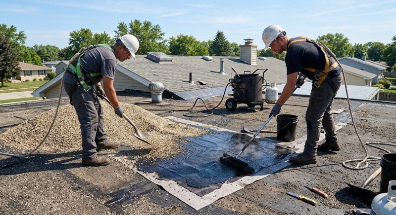Tar And Gravel Roof Repair in Anne Arundel County, MD