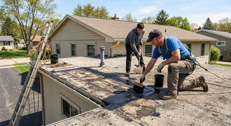 Tar And Gravel Roof Repair in Gwynn Oak, MD