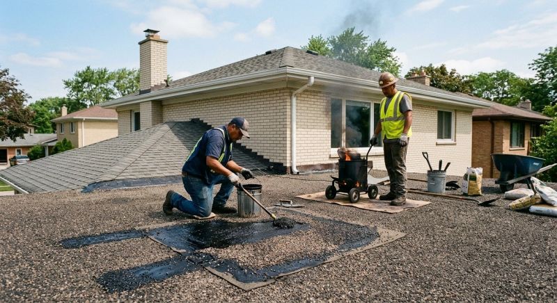 Tar And Gravel Roof Repair in Hanover, MD
