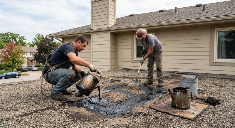 Tar And Gravel Roof Repair in Laurel, MD