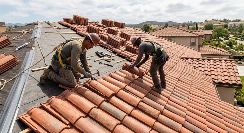 Tile Roof Installation in Howard County, MD