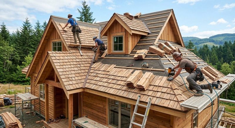 Wood Roofing Installation in Burtonsville, MD
