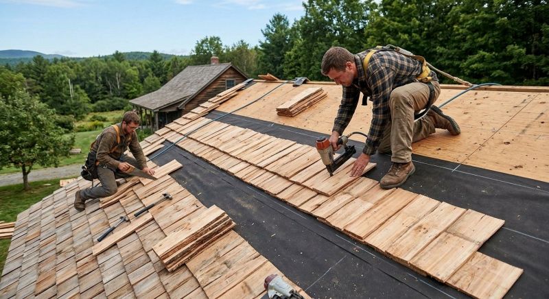 Wood Roofing Installation in Edgewater, MD