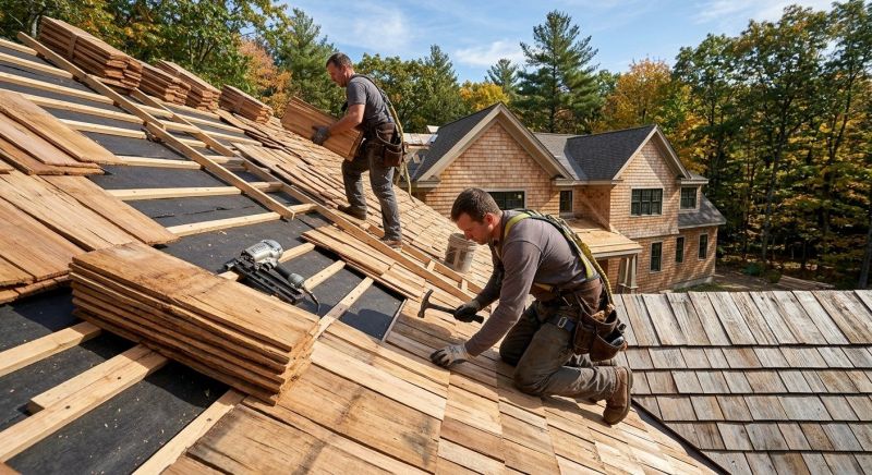 Wood Roofing Installation in Fort George G Meade, MD