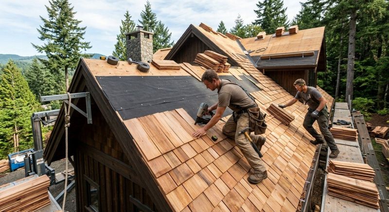 Wood Roofing Installation in Halethorpe, MD