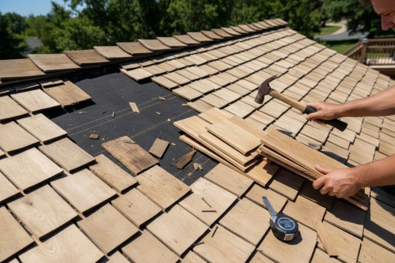 Wood Shake Roof Repair in Halethorpe, MD