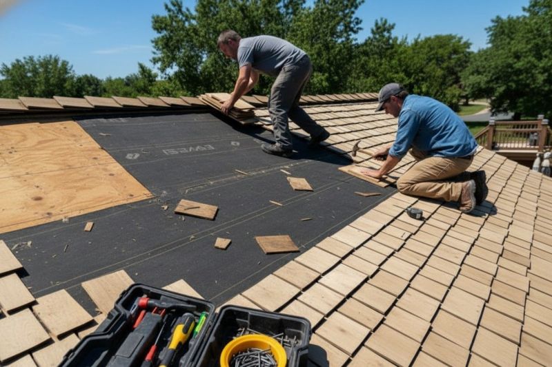 Wood Shake Roof Repair in Kensington, MD