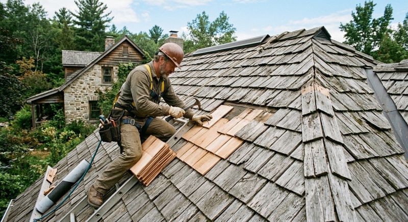 Wood Shake Roof Repair in Montgomery County, MD