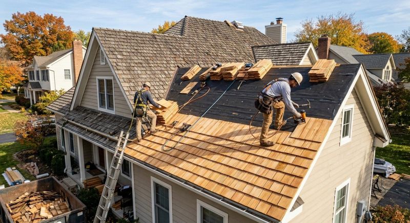Wood Shake Roof Replacement in Annapolis, MD