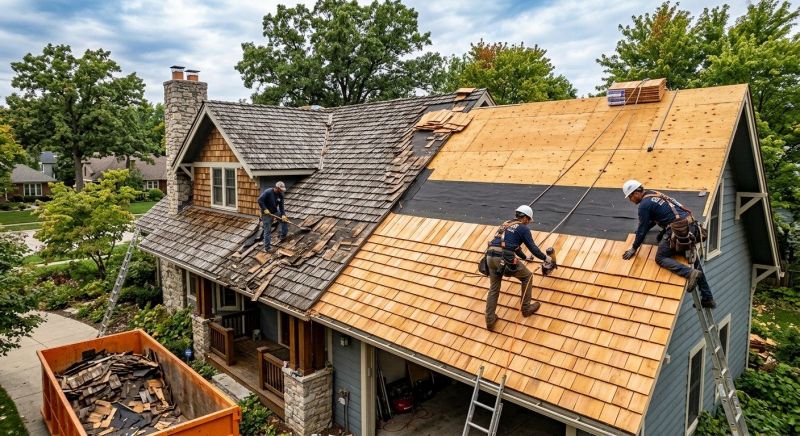 Wood Shake Roof Replacement in Dundalk, MD