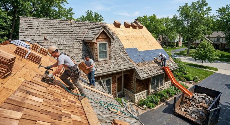 Wood Shingle Roof Replacement in Gambrills, MD