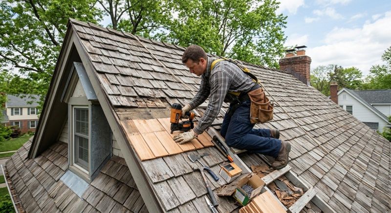 Wood Shingles Repair in Linthicum Heights, MD